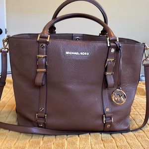 Michael Kors Leather Caramel Tote